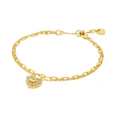 MICHAEL KORS - Brazalete Micahel Kors Mujer. Brazalete Latón Dorado MKJ8366CZ710