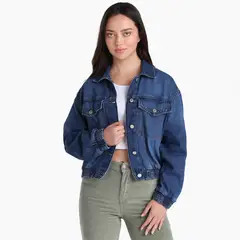 DOO AUSTRALIA - Chaqueta Mujer Oversize de Algodón