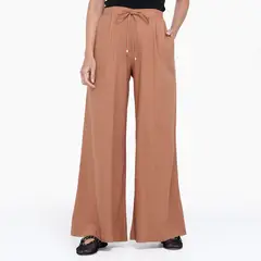 BASEMENT - Pantalon Recto Mujer Tiro medio