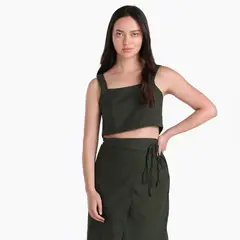 DOO AUSTRALIA - Top Mujer Sin mangas de Algodón