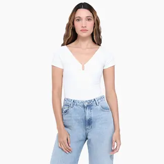MOSSIMO - Body Mujer Manga corta