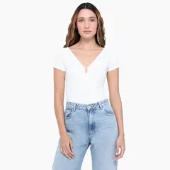MOSSIMO - Body Mujer Manga corta
