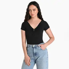 MOSSIMO - Body Mujer Manga corta