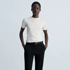 MANGO - Saco Mujer Tejido