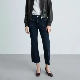 MANGO - Jean Flare de Algodón