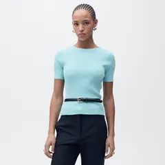 MANGO - Saco Mujer Tejido