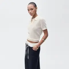 MANGO - Saco Mujer Tejido