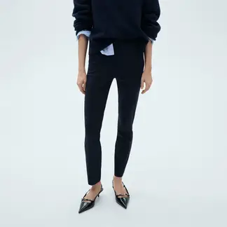 MANGO - Pantalón Skinny Mujer Tiro medio