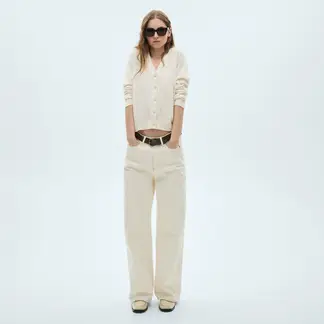MANGO - Cardigan Mujer Tejido