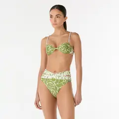 PALMACEA SWIMWEAR - Panty vestido de baño Sunna Uma tiro alto con pretina cruzada