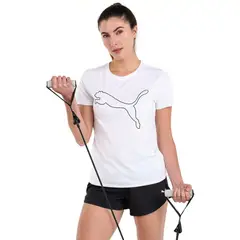 PUMA - Camiseta Deportiva Mujer Manga corta Lifestyle