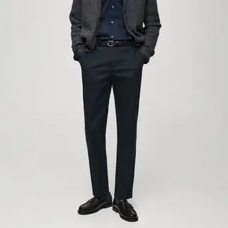 MANGO - Pantalón Chino Hombre Recto