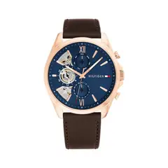 TOMMY HILFIGER - Reloj Hombre 1710645 Reloj Cuero Marrón