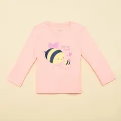 YAMP - Camiseta manga larga Bebé niña Con Estampado Algodón