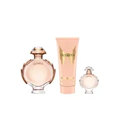 RABANNE - Set de Perfume Mujer Paco Incluye: Set Olympéa EDP 80 ml + Body Lotion 100 ml + Mini size