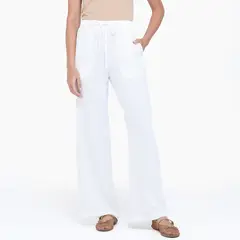 UNIVERSITY CLUB - Pantalón Wide leg Mujer Tiro alto