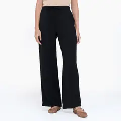 UNIVERSITY CLUB - Pantalón Wide leg Mujer Tiro alto