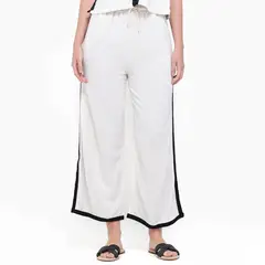 UNIVERSITY CLUB - Pantalón Wide leg Mujer Tiro alto