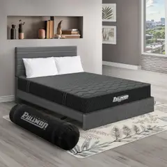 PULLMAN - Colchón Cama Doble Firme Ortopédico con Pillow Espumado Casata Pack 140 x 190 cm + 2 Almohada + Cabecero