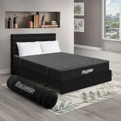 PULLMAN - Colchón Cama Sencillo Firme Ortopédico con Pillow Espumado Casata Pack 100 x 190 cm + Almohada + Cabecero