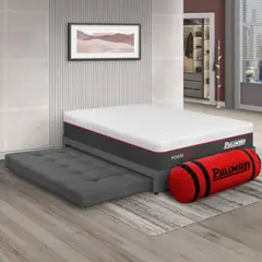 PULLMAN - Colchon Con Basecama Sencillo Firme Espuma Foampack 190 x 100