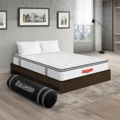 PULLMAN - Colchon Con Basecama King Intermedio Resortes Orthopack Btu 200 x 200