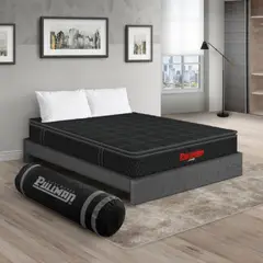 PULLMAN - Colchon Con Basecama Semidoble Intermedio Resortes Orthopack Btu 190 x 120