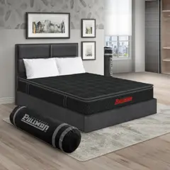 PULLMAN - Colchon Con Cama Sencillo Intermedio Resortes Orthopack Btu 190 x 100