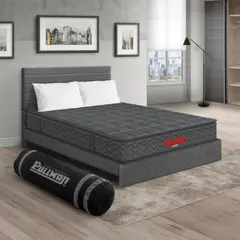 PULLMAN - Colchon Con Cama Sencillo Intermedio Resortes Orthopack Btu 190 x 100