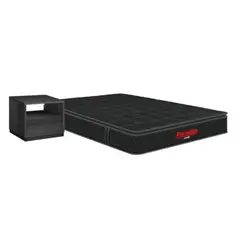 PULLMAN - Colchón Sencillo Firmeza Media Ortopédico Resortado con Pillow Orthopack BTU 100 x 190 cm