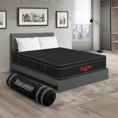 PULLMAN - Colchon Con Cama Queen Intermedio Resortes Orthopack Euro 190 x 160