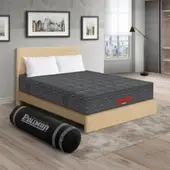 PULLMAN - Colchón Cama Queen Firmeza Media Ortopédico con Pillow Resortado Orthopack Euro 160 x 190 cm + 2 Almohada + Cabecero
