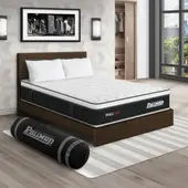 PULLMAN - Colchon Con Cama Queen Firme Resortes Pullpack 190 x 160