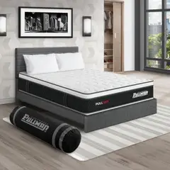 PULLMAN - Colchon Con Cama Queen Firme Resortes Pullpack 190 x 160
