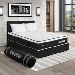 PULLMAN - Colchon Con Cama Queen Firme Resortes Pullpack 190 x 160