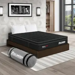 PULLMAN - Colchon Con Basecama Queen Firme Resortes Pullpack 190 x 160