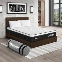 PULLMAN - Colchon Con Cama Doble Firme Resortes Pullpack 190 x 140