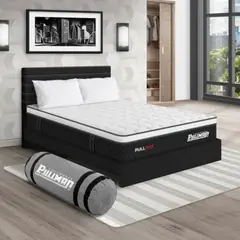 PULLMAN - Colchon Con Cama Doble Firme Resortes Pullpack 190 x 140