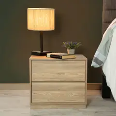 PULLMAN - Mesa de noche FULL Madera Tpm 50 cm x 40 cm x 45 cm