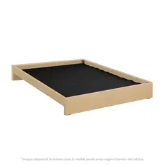 PULLMAN - Base Cama Sencillo No aplica Sin Colchón Base Cama 190 Cm x 100 Cm