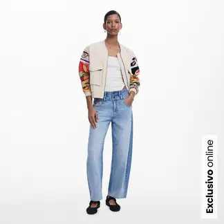 DESIGUAL - Chaqueta Mujer con Estampado