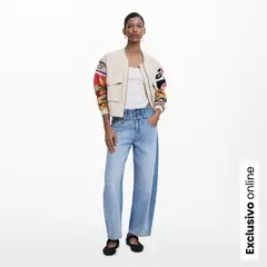 DESIGUAL - Chaqueta Mujer con Estampado
