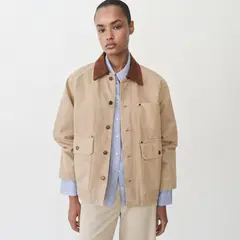 MANGO - Chaqueta Mujer de Algodón