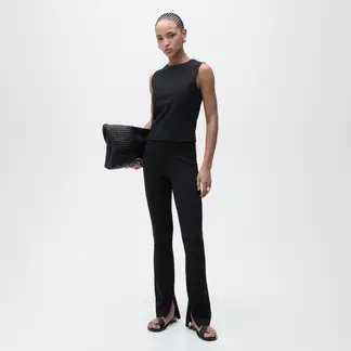 MANGO - Top esqueleto Mujer Sin mangas