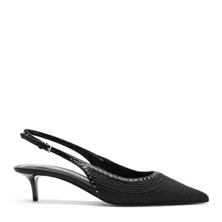 MANGO - Tacones para Mujer con tacón Aguja Kitten Negro