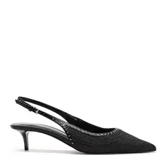 MANGO - Tacones para Mujer con tacón Aguja Kitten Negro