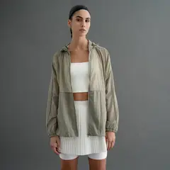 PUNTO BLANCO - Cortavientos Impermeable Deportiva Mujer