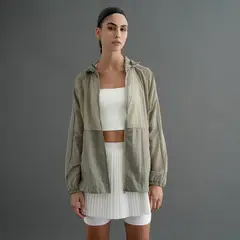PUNTO BLANCO - Cortavientos Impermeable Deportiva Mujer