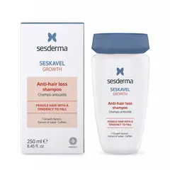 SESDERMA - Shampoo SESKAVEL GROWTH CHAMPU ANTICAIDA 25 Control de caída 250 ml
