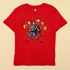 undefined - Camiseta para Niño con Estampado Manga corta de Algodón Superman